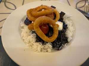 "Squid in ink" at VEGA - Alamo in Madrid