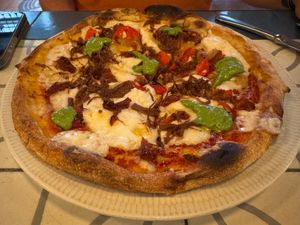 Pizza at VEGA - Alamo in Madrid