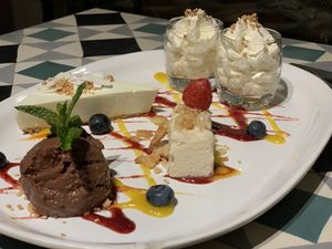 Tasting of desserts at VEGA - Alamo in Madrid