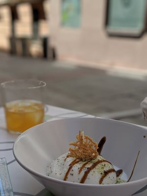 Burrata at VEGA - Alamo in Madrid