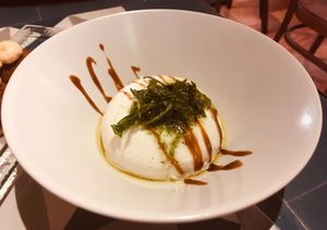 Burrata  at VEGA - Alamo in Madrid