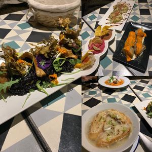 Risotto, soup, “meatballs” & dips  at VEGA - Alamo in Madrid