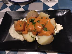 Starters - Papas con mojo picón at VEGA - Alamo in Madrid