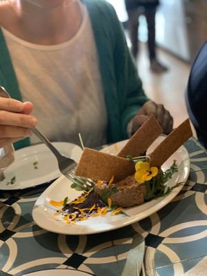 Beyond meat steak tartar at VEGA - Alamo in Madrid