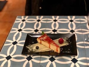 cheesecake at VEGA - Alamo in Madrid