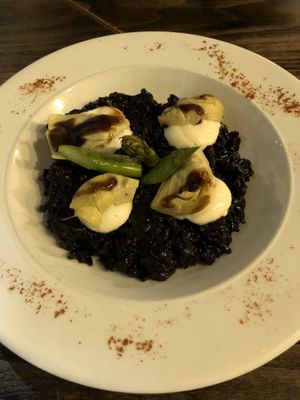 Black rice  at VEGA - Alamo in Madrid