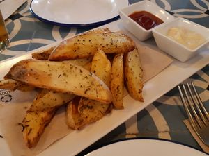 baked potatoes at VEGA - Alamo in Madrid