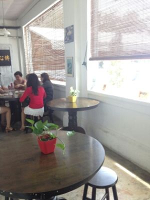 ... at JanxDen Greenlife Cafe in Penang