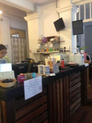 ... at JanxDen Greenlife Cafe in Penang