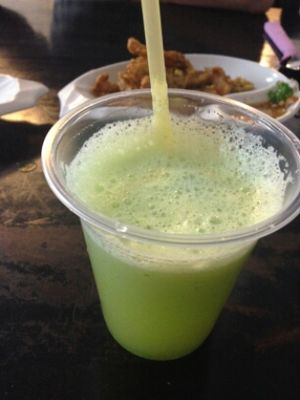 ... at JanxDen Greenlife Cafe in Penang