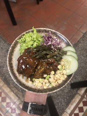 The teriyaki bowl was 10/10  at JanxDen Greenlife Cafe in Penang