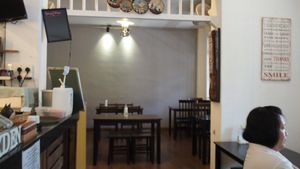 Inside the cafe at JanxDen Greenlife Cafe in Penang