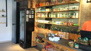 Side view at Apetit Natural Bakery in Brasilia