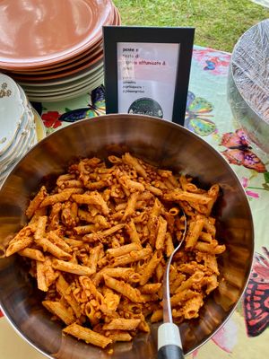Penne di paprica affumicata & pinoli at Gewoon.Anders in Ghent