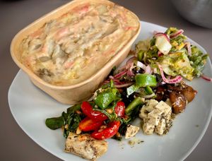 Witloof-Hamm schotel at Gewoon.Anders in Ghent