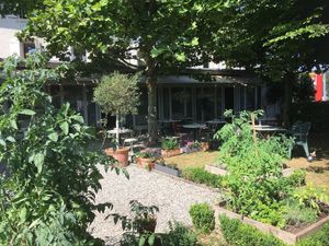 The Garden-Terrasse at Le Café de Chavannes in Chavannes-pres-renens