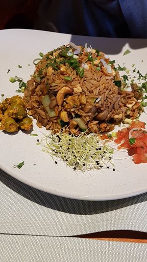 Fried rice at Le Café de Chavannes in Chavannes-pres-renens