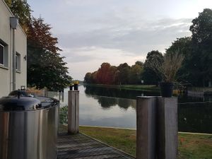 view to the canal at Hafenhaus in Oldenburg