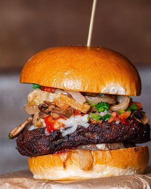  at Burger Village in San Luis Obispo