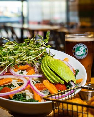  at Burger Village in San Luis Obispo