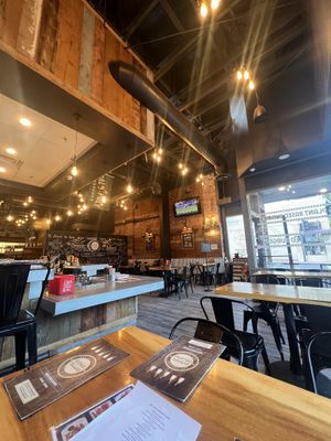 The restaurant   at Burger Village in San Luis Obispo