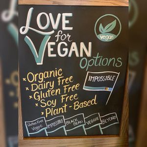 Vegan at Burger Village in San Luis Obispo