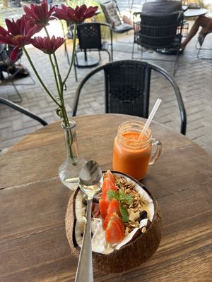 Smoothie bowl  at Superfood Health Restaurant in Canggu