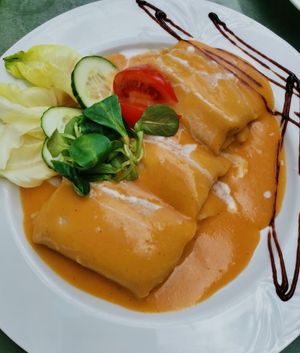 Hortobágyi palacsinta at Walzer Etterem es Panzio in Velence