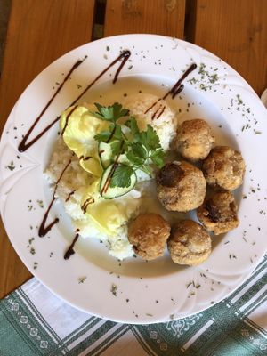 Mushrooms  at Walzer Etterem es Panzio in Velence