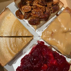 Holiday variety cheesecake at How Delish HD in West Orange