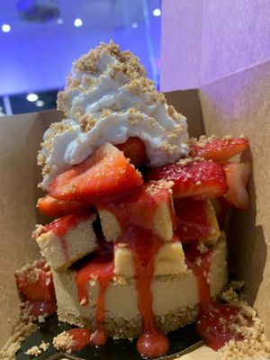 Strawberry Celebration Signature Mini Cheesecake  at How Delish HD in West Orange