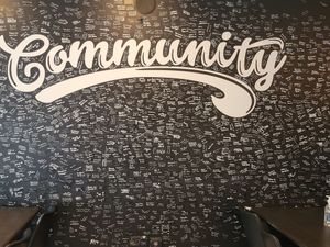 Their community wall :) at How Delish HD in West Orange