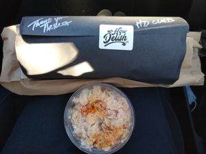 Club sub and potato salad at How Delish HD in West Orange