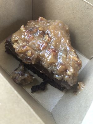 German chocolate cheesecake 😋  at How Delish HD in West Orange