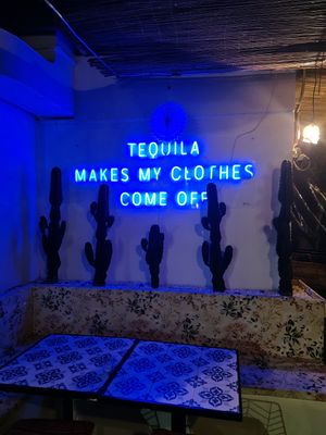 Outside seating with heaters at Hecho en Mexico in Yarraville