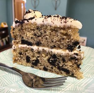 Vegan Oreo Cake at Commandery Coffee in Worcester