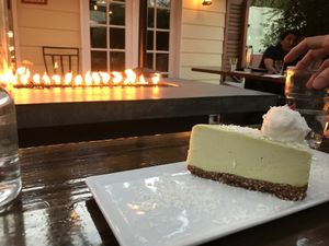 Key lime pie  at SunCafe in Studio City