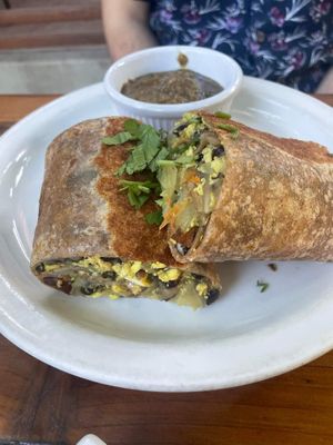 Breakfast burrito at SunCafe in Studio City