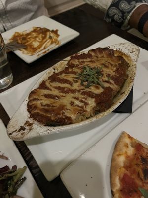 One of the best lasagnas I have ever had in my life. I hope the ricotta makes you cum  at SunCafe in Studio City