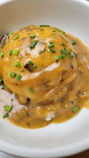 Mashed potatoes at SunCafe in Studio City