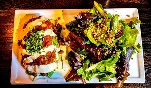 Vegan lasagna   at SunCafe in Studio City