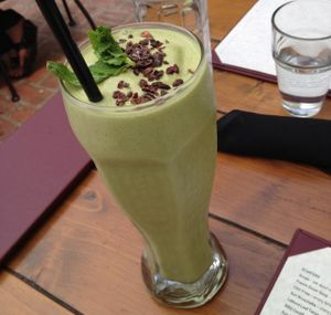 THE Mint Shamrock Shake  at SunCafe in Studio City