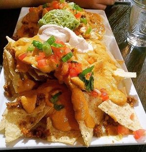 Nacho time!  at SunCafe in Studio City