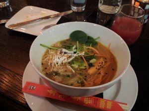 miso ramen at SunCafe in Studio City