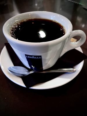 Black coffee  at SunCafe in Studio City
