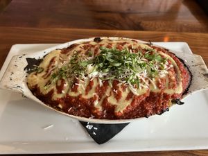 Lasagna  at SunCafe in Studio City