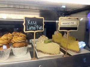 Key lime pie + Mango Cheesecakee  at SunCafe in Studio City