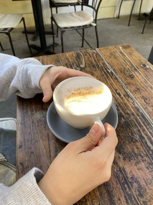 Chai latte was strong and spicy #Veganuary at SunCafe in Studio City