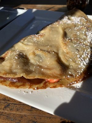 Homemade nutella crepe #Veganuary at SunCafe in Studio City