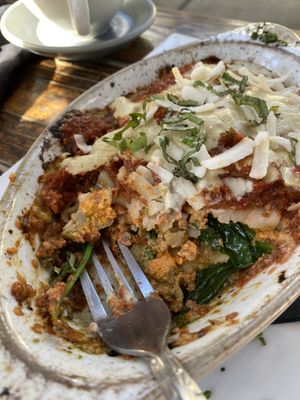 Lasagna #Veganuary at SunCafe in Studio City